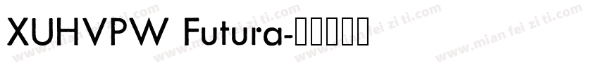 XUHVPW Futura字体转换